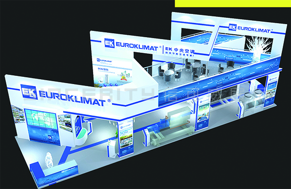 歐科展臺設(shè)計搭建效果圖